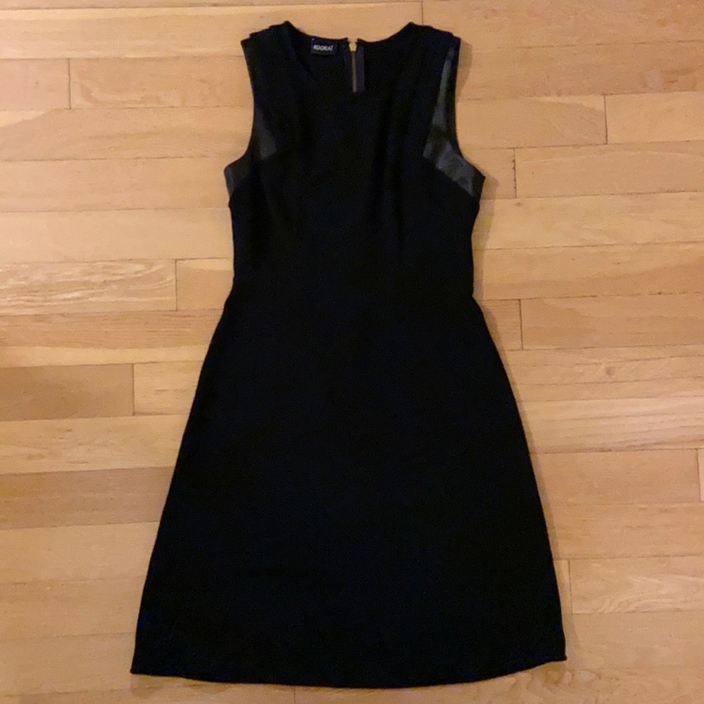 Kookai Black Midi Sleeveless Dress